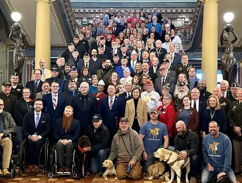 Photo of veteran leaders at 2024 Veterans Day on the Hill