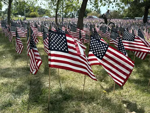 9/11 Flags at Grey's Lake