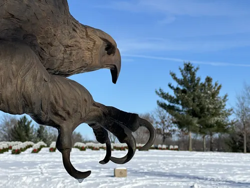 Eagle Statue at Iowa Veterans Cemetery