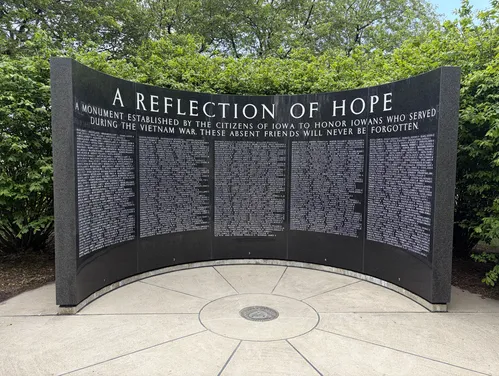 Iowa Vietnam War Memorial Wall Restored