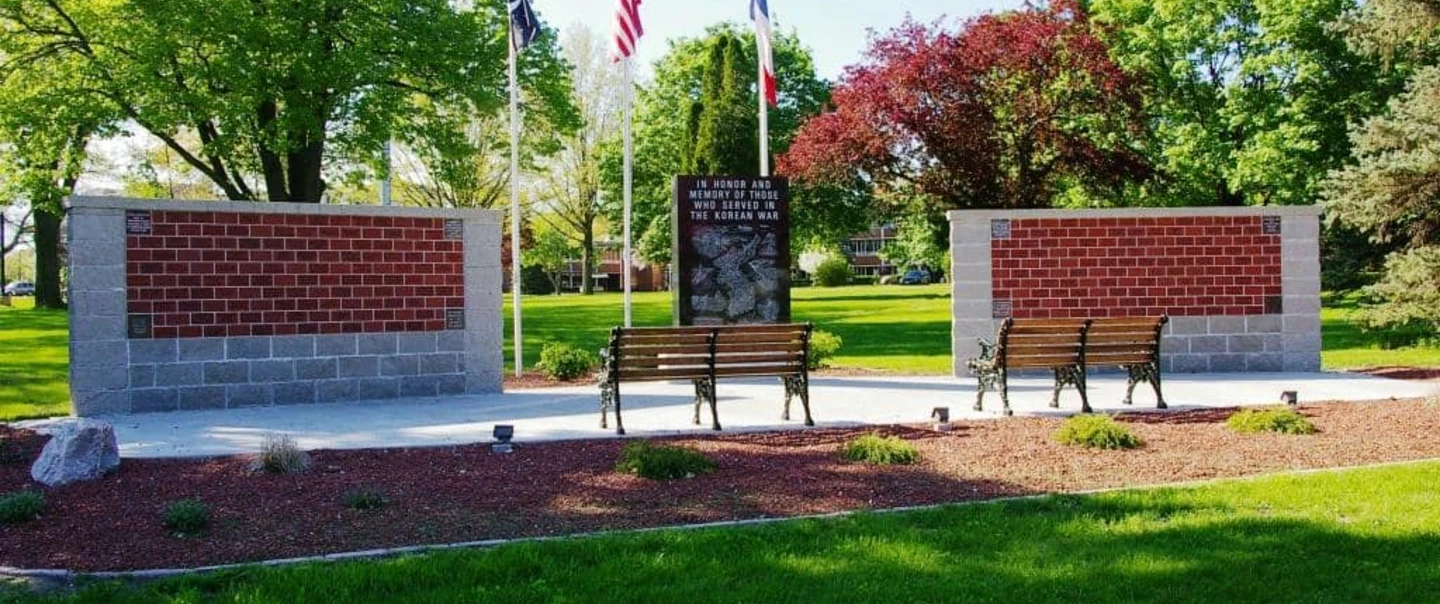 Korean War memorial at Iowa Veterans Home