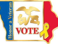 Veterans for Voting pin
