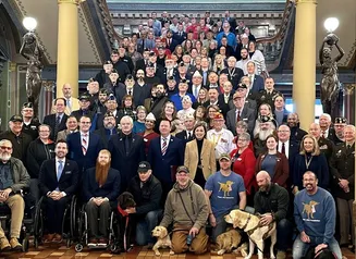 Photo of veteran leaders at 2024 Veterans Day on the Hill