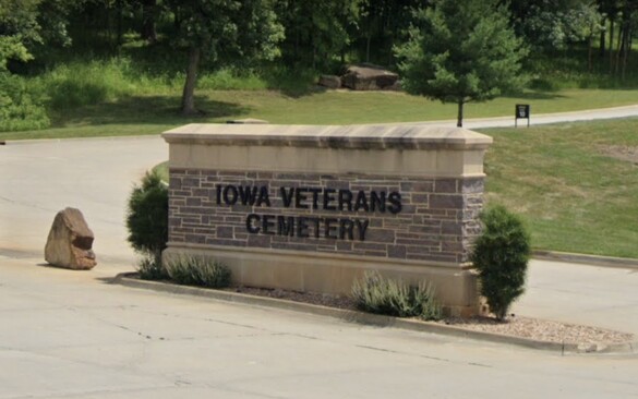 Iowa Veterans Cemetery Entrance