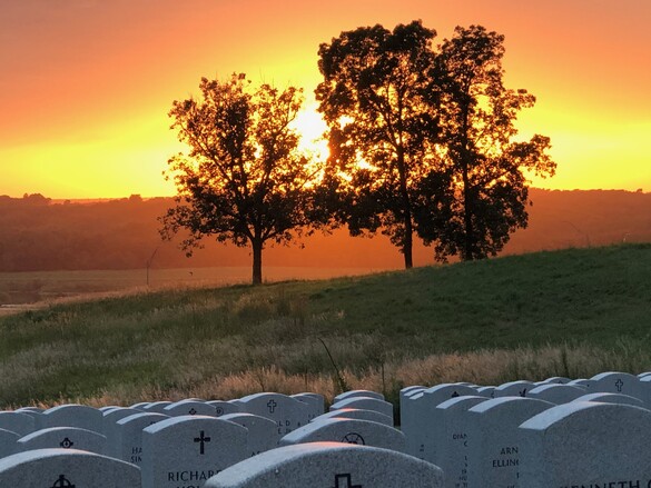 IVC at sunset