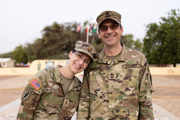 Maj. Carolyn Vandeventer & Master Sgt. Stuart Vandevick