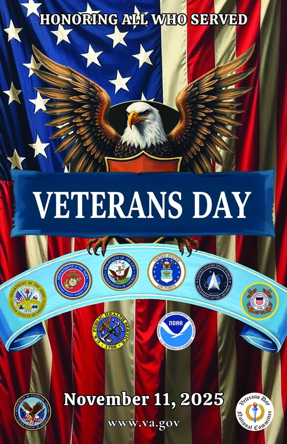 Official VA Veterans Day 2025 Poster