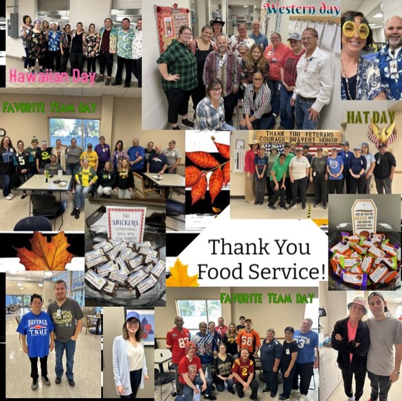 Food Service Week Collage