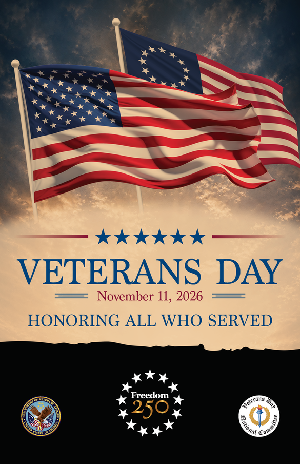 2026 VA Veterans Day Poster
