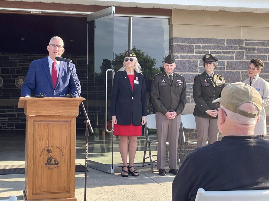 Commandant at Memorial Day