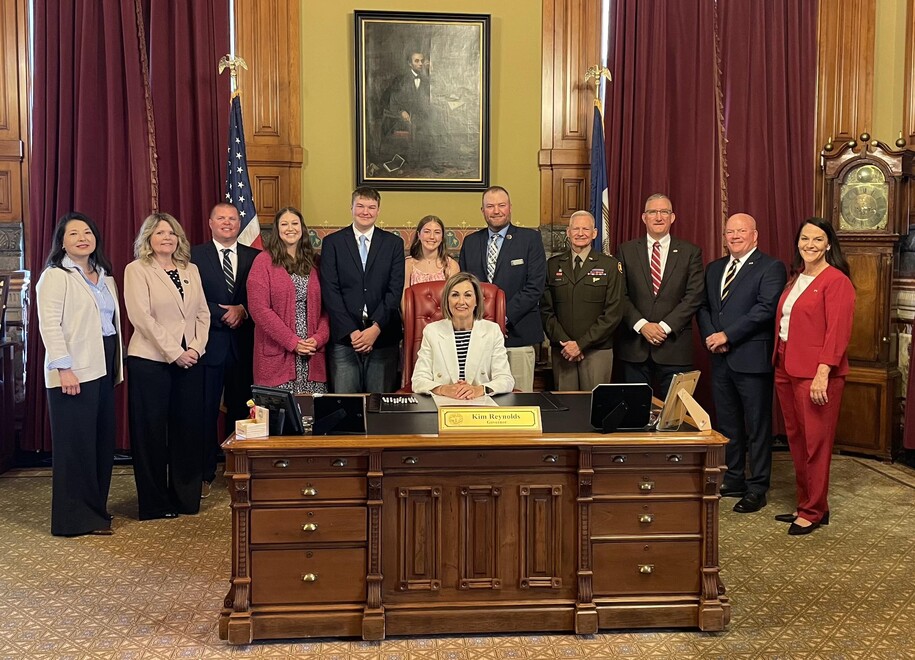 Governor Reynolds signed House File 901