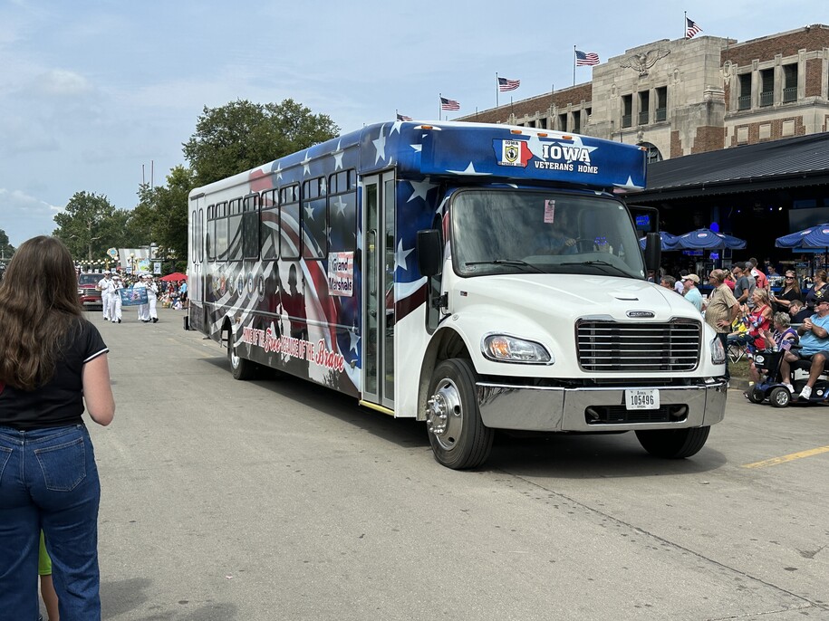 IVH bus at parade